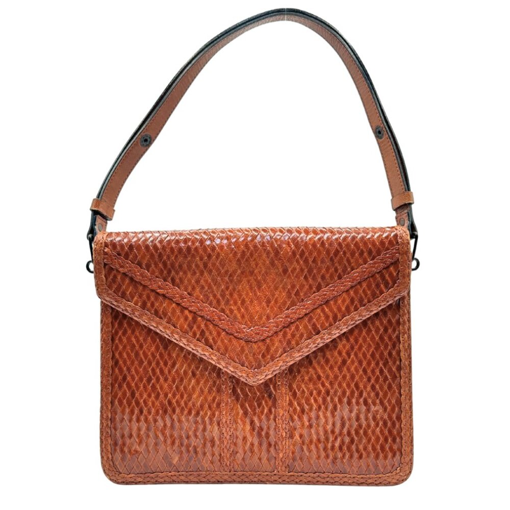 •SOLD• Vintage Yves Saint Laurent Woven & Braided Leather Shoulder Bag